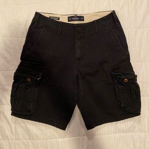 Black Hollister classic cargo shorts size 30 waist